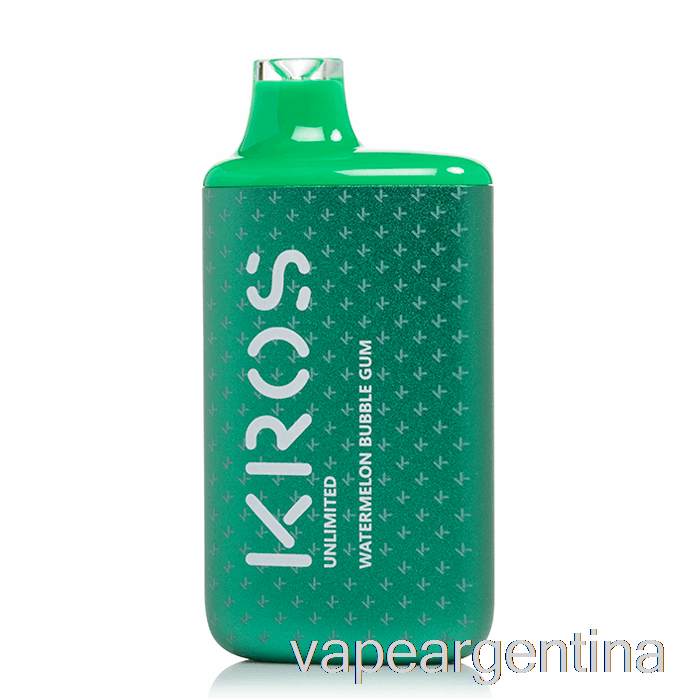 Kros Unlimited 6000 Vape Desechable Chicle Sandía Descartable